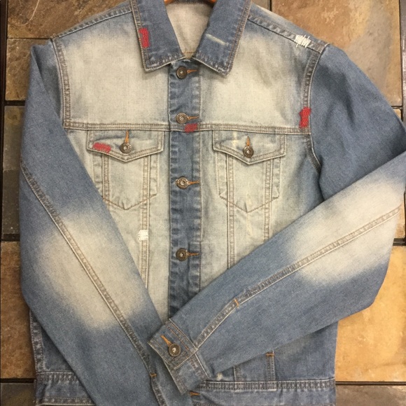 Men’s Denim Jacket Vintage Wash - Picture 4 of 4